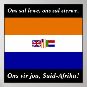 Affiche Jou d'Ons vir, Suid-Afrika !
