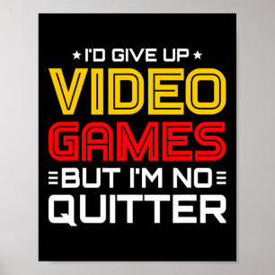 Affiche Jouer à des jeux vidéo - Mème de joueur de jeu vid