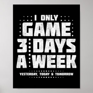 Affiche Jouer à des jeux vidéo - Mème de joueur de jeu vid