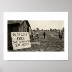 Affiche Jouer au golf gratuitement (pendant que votre cost