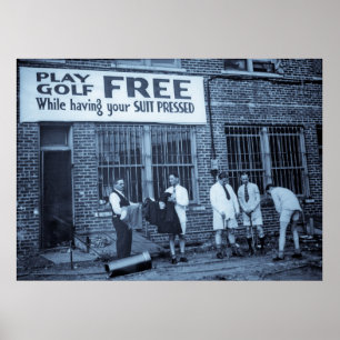 Affiche Jouer Au Golf Gratuitement (Tout En Ayant Votre Co