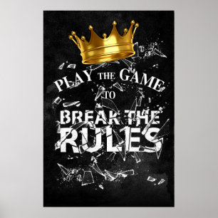 Affiche Jouer au jeu Rompre les règles - Mode King