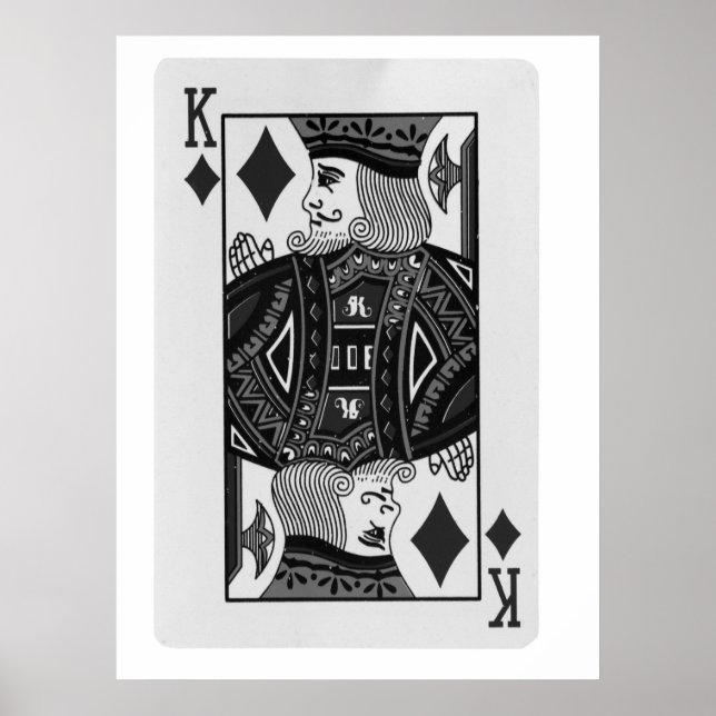 Affiche Jouer aux cartes (Devant)