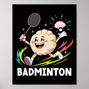 Affiche Jouer Badminton Chopstick Wrap Cuisine Sp