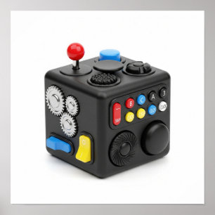 Affiche Jouet de contrainte Fidget Cube