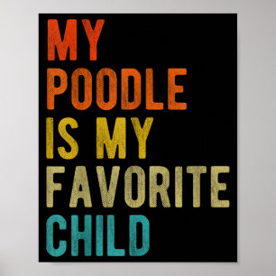 Affiche Jouet standard Odle Maman Papa Amateur de chien dr