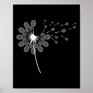 Affiche Joueur de badminton Dandelion Badminton Racket