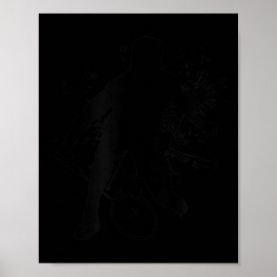 Affiche Joueur De Badminton De Femmes De Squash Pour Homme