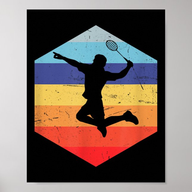 Affiche Joueur de badminton de Squash Mens (Devant)