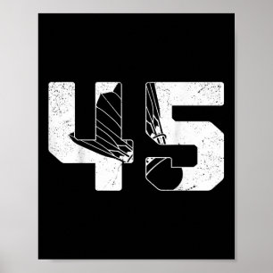 Affiche Joueur de badminton hommes 45 ans Badminton 45 ans