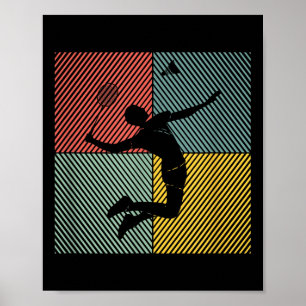 Affiche Joueur de badminton Shuttle Badminton