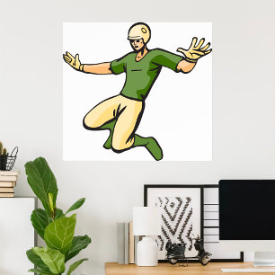 Affiche Joueur de baseball