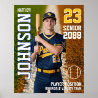 Joueur de baseball Classe supérieure Photo personn