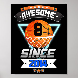 Affiche Joueur de basket-ball 8 Ans Gi Garçon 8 Ans