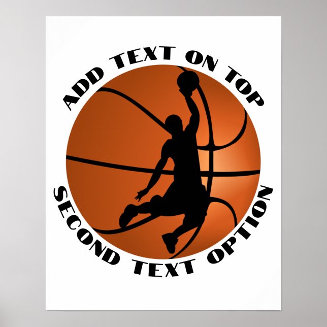 Affiche Joueur de basket-ball Slam Dunk (Devant)