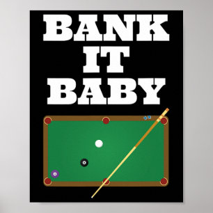 Affiche Joueur de billard de billard de billard maillot ca