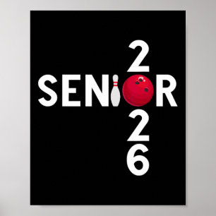 Affiche Joueur de bowling senior 2026 Promotion 2026 Diplô