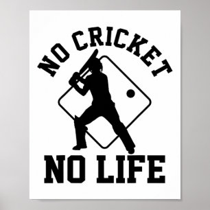 Affiche Joueur de cricket