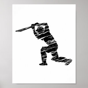 Affiche Joueur de cricket 1