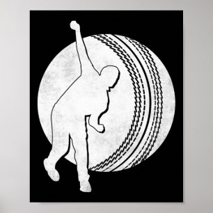 Affiche Joueur de cricket 12