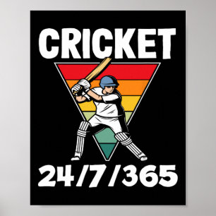 Affiche Joueur de cricket 247365 Enthousiaste Pion