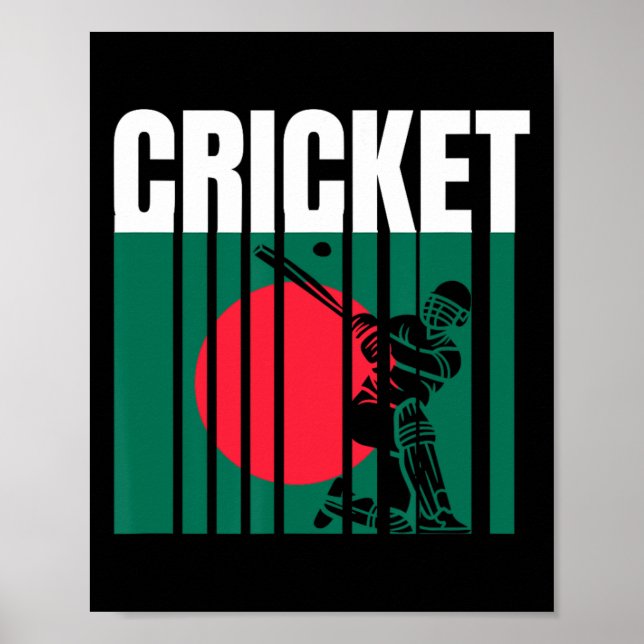 Affiche Joueur de cricket 5  (Devant)