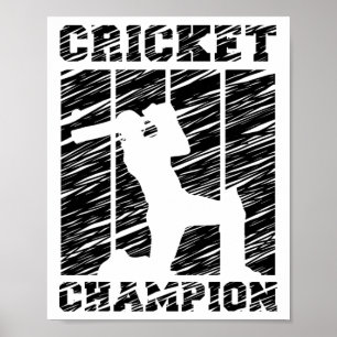 Affiche Joueur de cricket 9