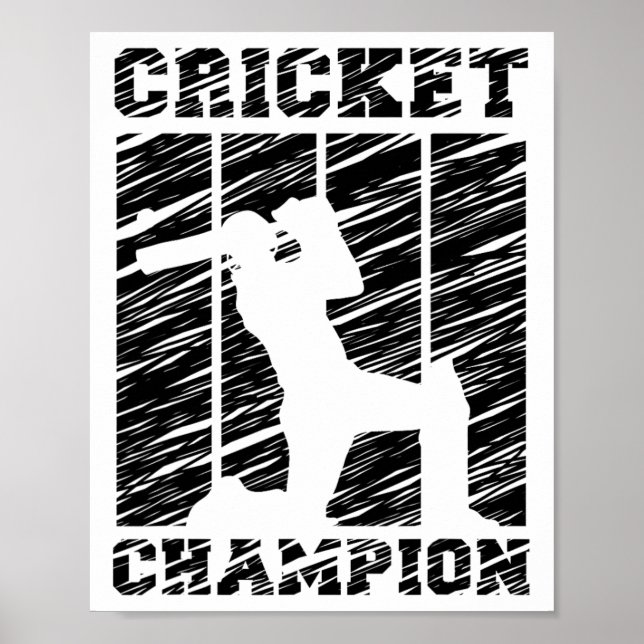 Affiche Joueur de cricket 9  (Devant)