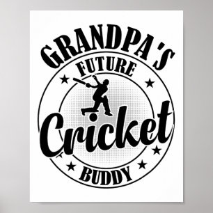 Affiche Joueur de cricket de cricket - Le futur cricket de