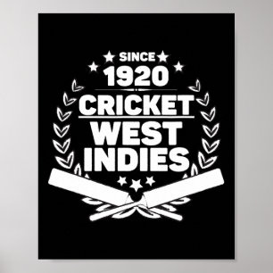 Affiche Joueur de cricket des Indes occidentales de cricke