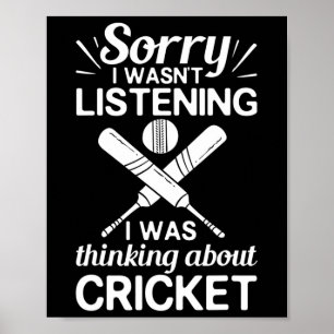 Affiche Joueur de cricket Ll T entraîneur de cricket