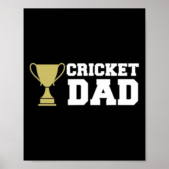 Affiche Joueur de cricket Sport 1  (Devant)