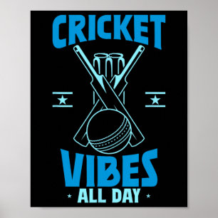Affiche Joueur de cricket Sports 