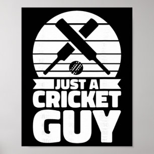 Affiche Joueur de cricket Tsman - Arbitre juste un cricket