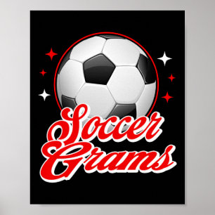 Affiche Joueur de foot Grams Sport Soccer