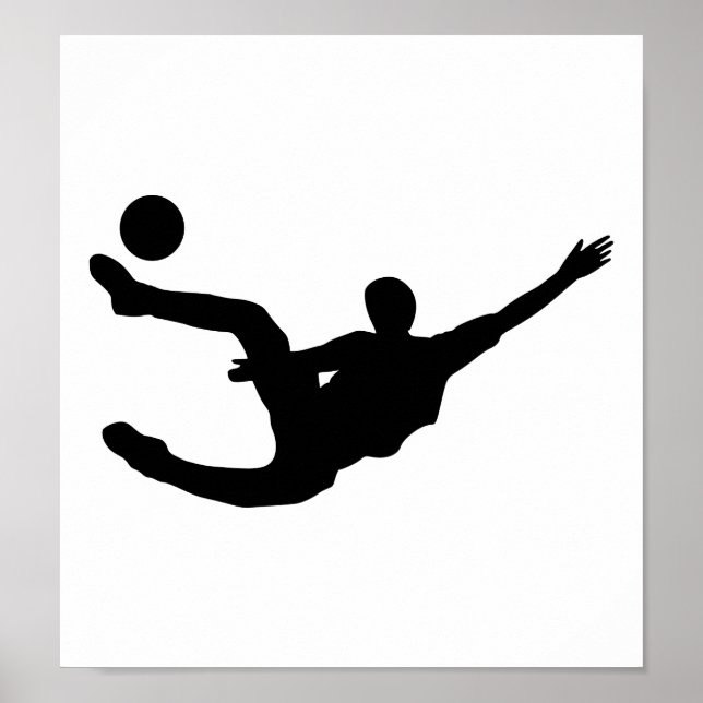 Affiche Joueur de football (Devant)