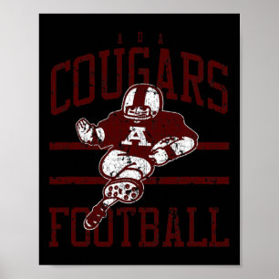 Affiche Joueur de football Ada Cougars