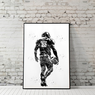 Affiche Joueur de football américain