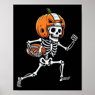 Affiche Joueur de football américain squelette Graphiques