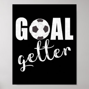 Affiche Joueur de football Attrapeur de buts Équipes sport