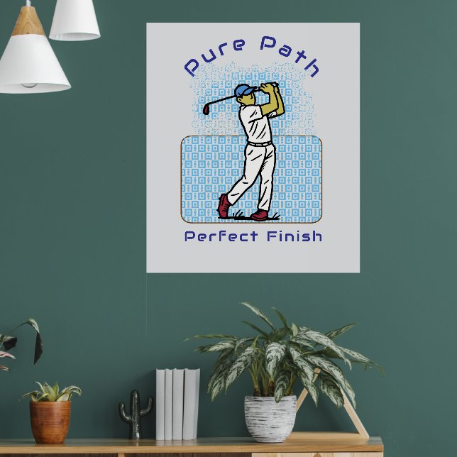 Affiche joueur de golf (Salon 1)