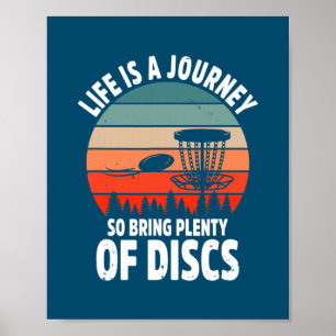 Affiche Joueur de Golf de Disque Par de Golf de Frisbee