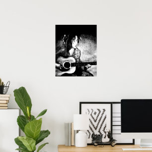 Affiche Joueur de guitare