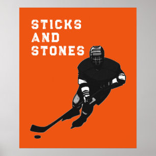 Affiche Joueur de hockey
