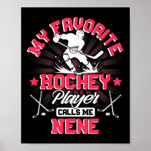 Affiche Joueur de hockey glace mon joueur de hockey préfér