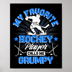 Affiche Joueur de hockey Ice Mon Joueur de hockey préféré
