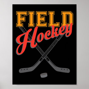 Affiche Joueur de hockey sur gazon Entraîneur Amateur de s