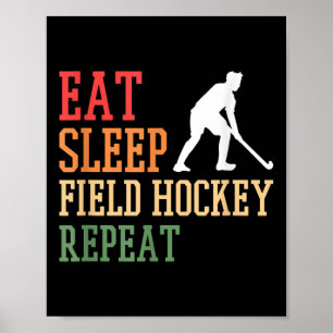 Affiche Joueur de hockey sur gazon Équipe de hockey Manger