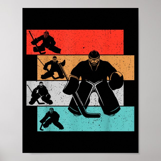 Affiche Joueur de hockey sur glace (Devant)