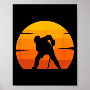 Affiche Joueur de hockey sur glace Cadeau 10